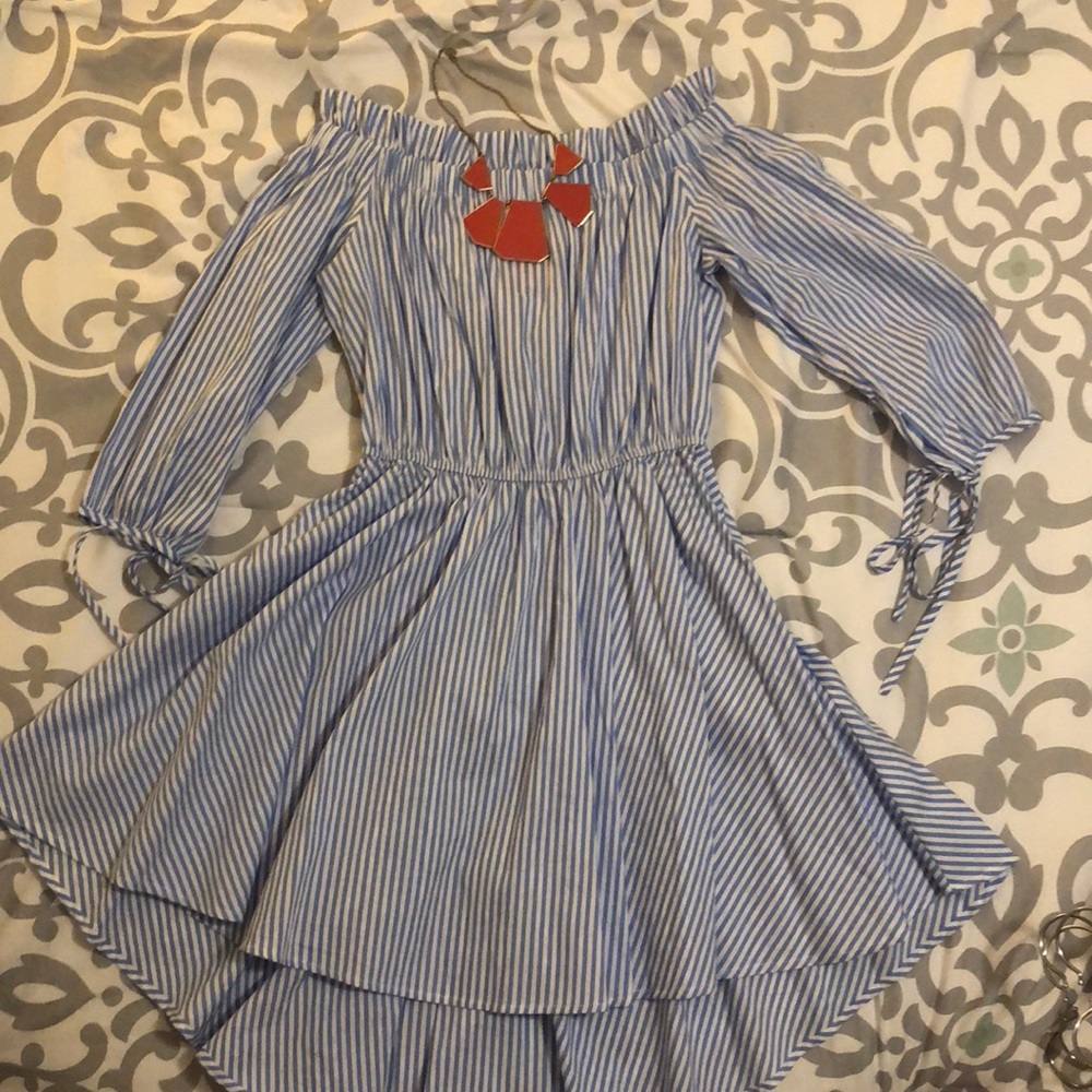 Off the shoulder dress